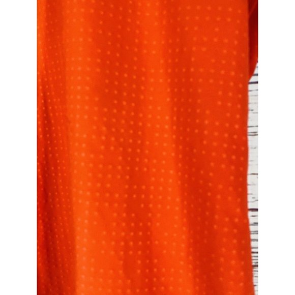 Nike Golf Tour Performance Dri-Fit Golf Shirt Womens Sz MedIum Red Orange Collar - Picture 7 of 12